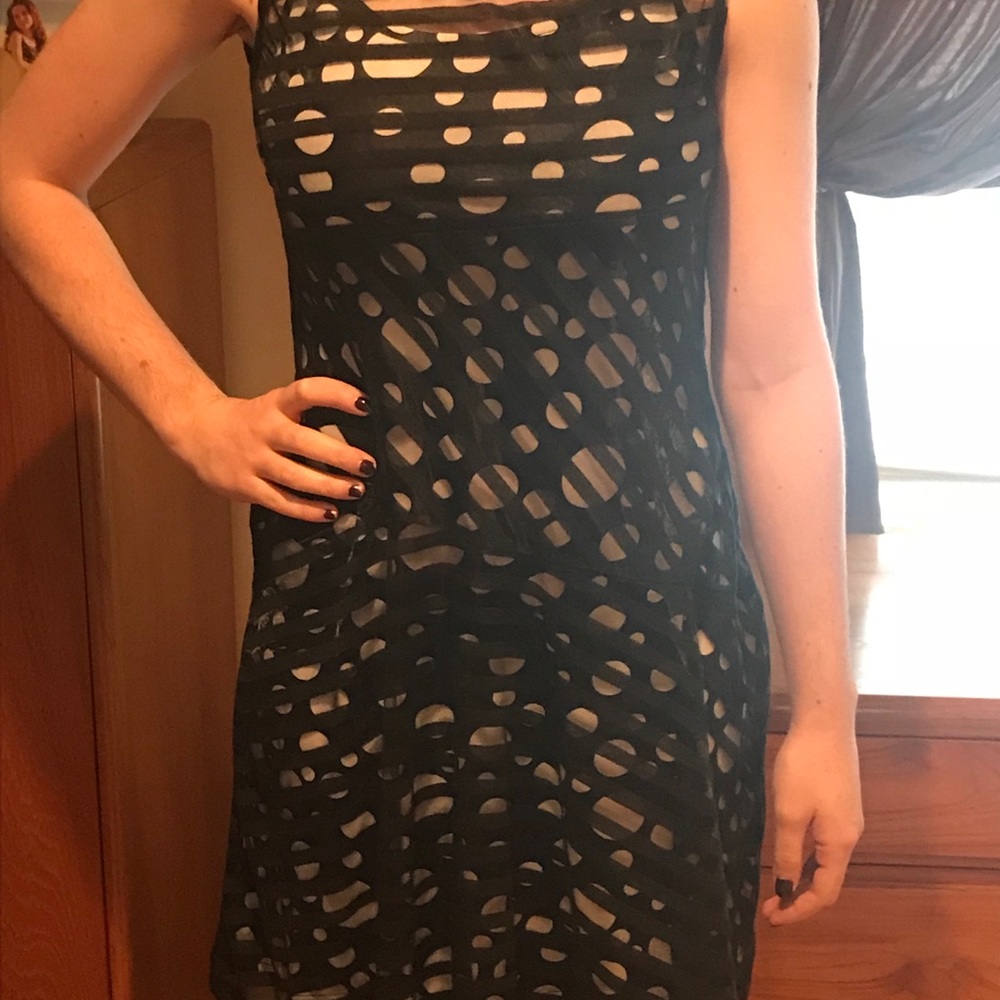 2 in 1 sheath party dress